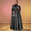 Elegant Oversized Batwing Gown